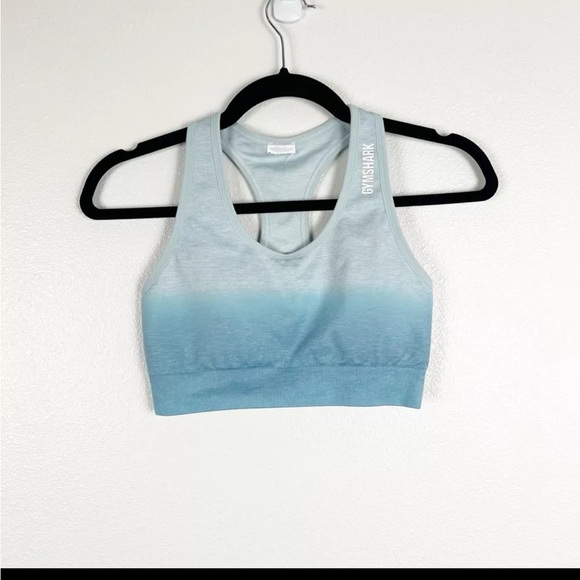 Gymshark Blue Ombre‎ Sports Bra - Picture 1 of 3